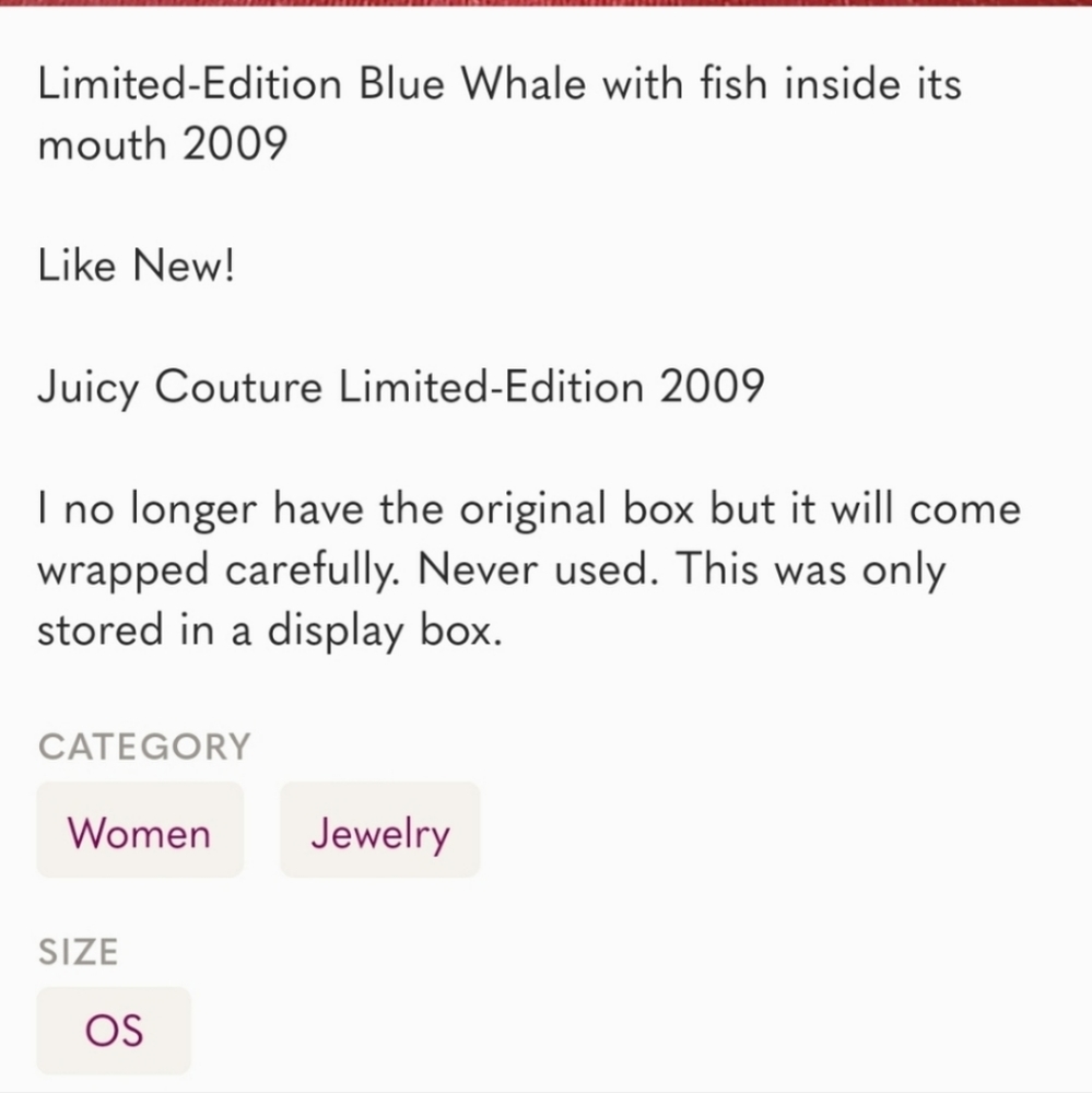 Limited-Edition Blue Whale with fish inside its mouth 2009 - Picture 7 of 7